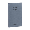 Brepols Interplan Nature 16 maanden weekagenda 2026-2027 grijsblauw (1 week per 2 pagina's) 6-talig 440191 - 1