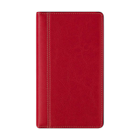 Brepols Interplan Palermo weekagenda 2027 rood (1 week per 2 pagina's) 6-talig 440317