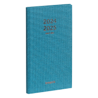 Brepols Interplan Raw 16 maanden agenda 2024-2025 blauw (1 week 2 pagina's) 6-talig 2.730.5415.99.6.0BL 261390
