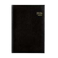 Brepols Minister Lima dagagenda met uurindeling 2026 zwart (1 dag per pagina) 6-talig 0.218.1256.01.6.0 262431