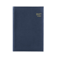 Brepols Minister Lima dagagenda met uurindeling 2027 blauw (1 dag per pagina) 6-talig 440256