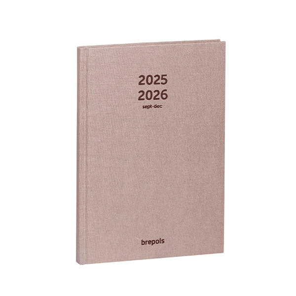 Brepols Nature 16 maanden weekagenda 2025-2026 beige (1 week per pagina) 4-talig 2.064.5425.99.6.0BEIGE 262392 - 1