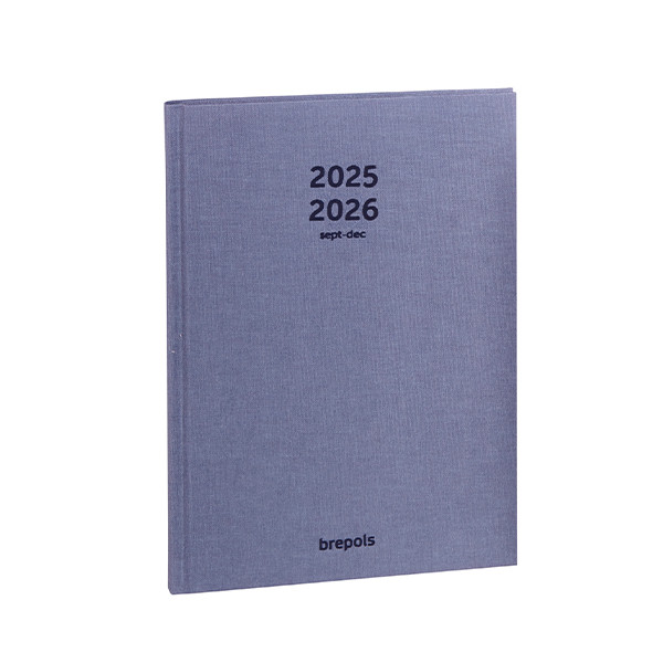 Brepols Nature 16 maanden weekagenda 2025-2026 blauw (1 week per pagina) 4-talig 2.064.5425.99.6.0BL 262390 - 1