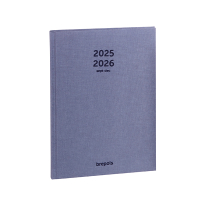 Brepols Nature 16 maanden weekagenda 2025-2026 blauw (1 week per pagina) 4-talig 2.064.5425.99.6.0BL 262390