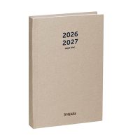 Brepols Nature 16 maanden weekagenda 2026-2027 beige (1 week per pagina) 4-talig 440190