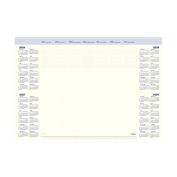 Brepols Office Mate bureauonderlegger 2027-2030 (35 vel) 4-talig 440225 - 1