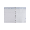Brepols Omega Calpe weekagenda met kwartierindeling 2027 zwart (1 week per 2 pagina's) 6-talig 440298 - 2