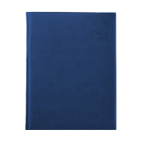 Brepols Optivision Large Classica weekagenda met uurindeling 2027 marineblauw (1 week per 2 pagina's) NL 440273