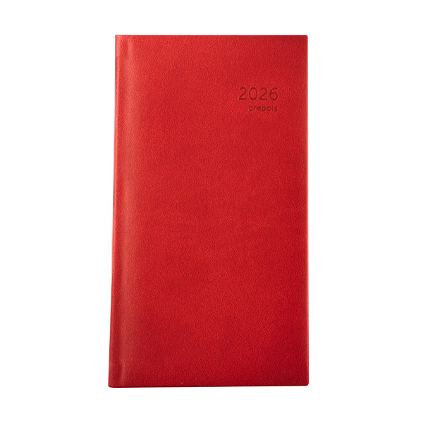 Brepols Optivision Pocket Classica weekagenda 2026 rood (1 week per 2 pagina's) NL 0.717.1416.99.6.0RZ 262499 - 1