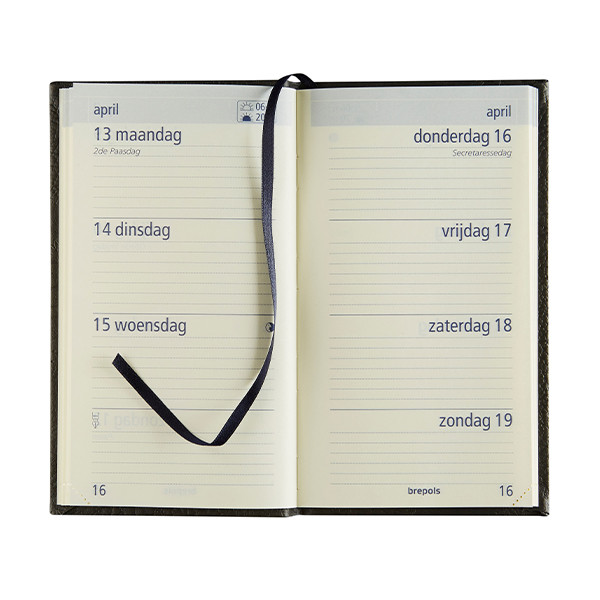 Brepols Optivision Pocket Classica weekagenda 2026 rood (1 week per 2 pagina's) NL 0.717.1416.99.6.0RZ 262499 - 2