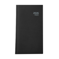 Brepols Optivision Pocket Classica weekagenda 2026 zwart (1 week per 2 pagina's) NL 0.717.1416.99.6.0ZW 262498