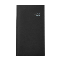 Brepols Optivision Pocket Classica weekagenda 2027 zwart (1 week per 2 pagina's) NL 440319