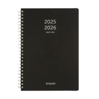 Brepols Polyprop 16 maanden weekagenda 2025-2026 zwart (1 week per pagina) 4-talig 2.064.4910.01.4.0 262389