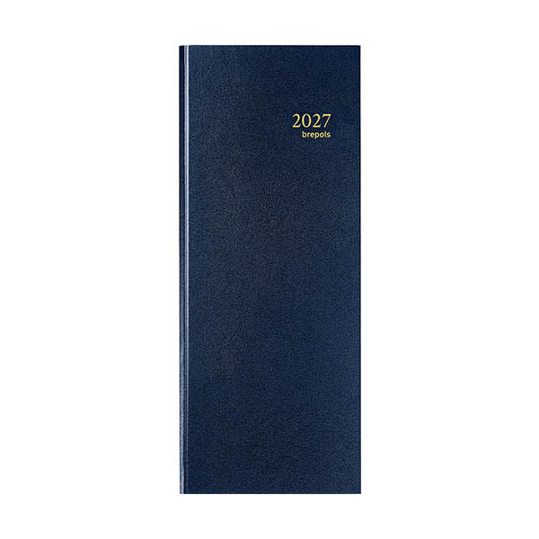 Brepols Saturnus Lima dagagenda met kwartierindeling 2027 blauw (1 dag per pagina) 4-talig 440205 - 1