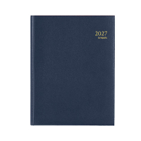 Brepols Timing Lima weekagenda met uurindeling 2027 blauw (1 week per 2 pagina's) 4-talig 440295