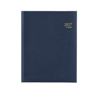 Brepols Timing Lima weekagenda met uurindeling 2027 blauw (1 week per 2 pagina's) 6-talig 440217