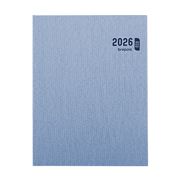 Brepols Timing Toile Ocean weekagenda met uurindeling 2026 blauw (1 week per 2 pagina's) 6-talig 0.136.2065.99.6.0BL 262462 - 1