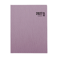Brepols Timing Toile Ocean weekagenda met uurindeling 2027 zachtrood (1 week per 2 pagina's) 6-talig 440285