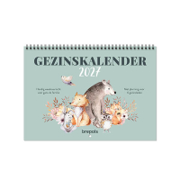 Brepols gezinskalender met weekoverzicht 2027 NL 440227