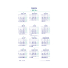 Brepols jaarkalender 2024 op posterformaat 40 x 60,5 cm (4-talig) 1.840.9900.00.0.0 261162