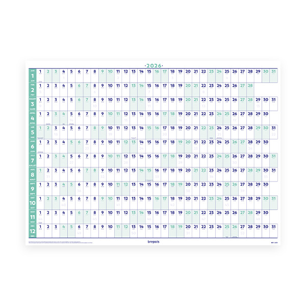 Brepols jaarplanner 2026 2-talig 1.853.9900.00.0.0 262529 - 1