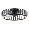 Plafondventilator met LED lamp | Capo | Ø 48 cm | 2700-6500K | Zwart | 36W | Brilliant LBR00005 - 1