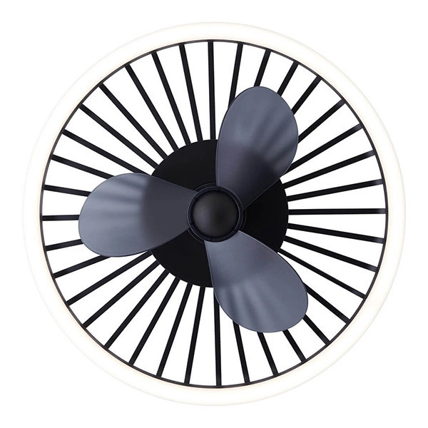 Plafondventilator met LED lamp | Capo | Ø 48 cm | 2700-6500K | Zwart | 36W | Brilliant LBR00005 - 3