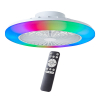 Plafondventilator met LED lamp | Salerno | Ø 48.5 cm | RGBIC + 3000-6500K | Wit | 40W | Brilliant LBR00002 - 1