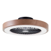 Plafondventilator met LED lamp | Slimline | Ø 49 cm | RGBIC + 3000-6500K | Hout | 40W | Brilliant LBR00003 - 2