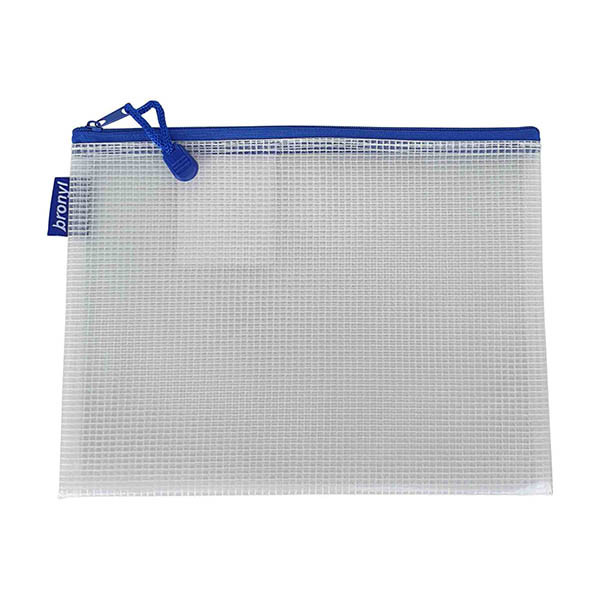 Bronyl Mesh-etui blauw (A5) 440457 - 1
