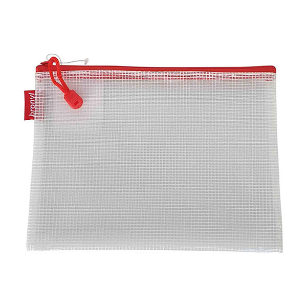 Bronyl Mesh-etui rood (A5) 440458 - 1