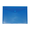 Bronyl documentenvelop A4 transparant blauw 440453 - 1