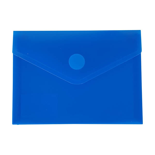 Bronyl documentenvelop A6 transparant blauw 440446 - 1