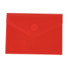 Bronyl documentenvelop A6 transparant rood 440447 - 1