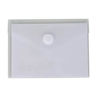 Bronyl documentenvelop A6 transparant wit 440448