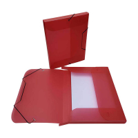 Bronyl elastobox transparant rood 25 mm 440427