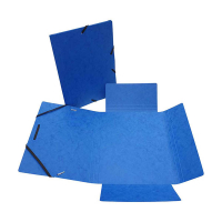 Bronyl elastomap glanskarton blauw A5 440443