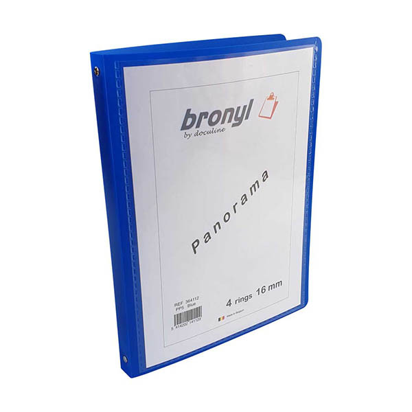 Bronyl panorama ringband met 4 O-ringen 16 mm blauw 440409 - 2