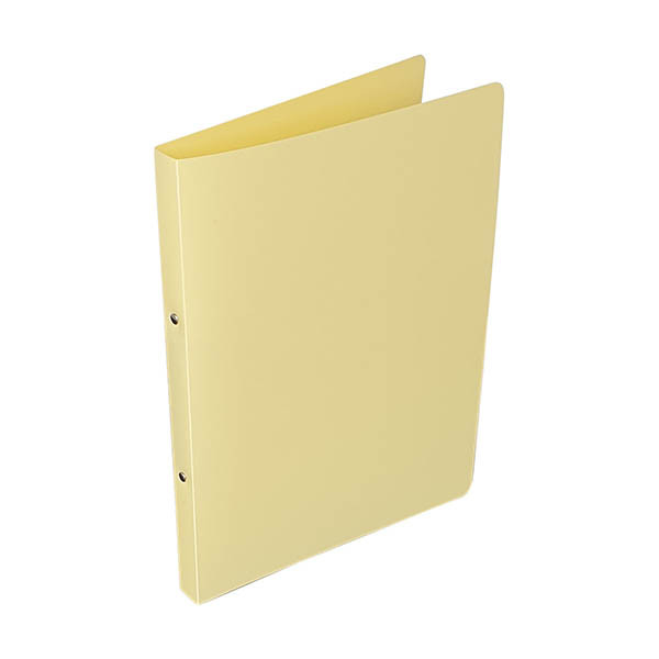 Bronyl ringmap met 2 O-ringen pastel geel (22 mm) A4 440505 - 2