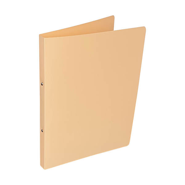 Bronyl ringmap met 2 O-ringen pastel oranje (22 mm) A4 440506 - 2