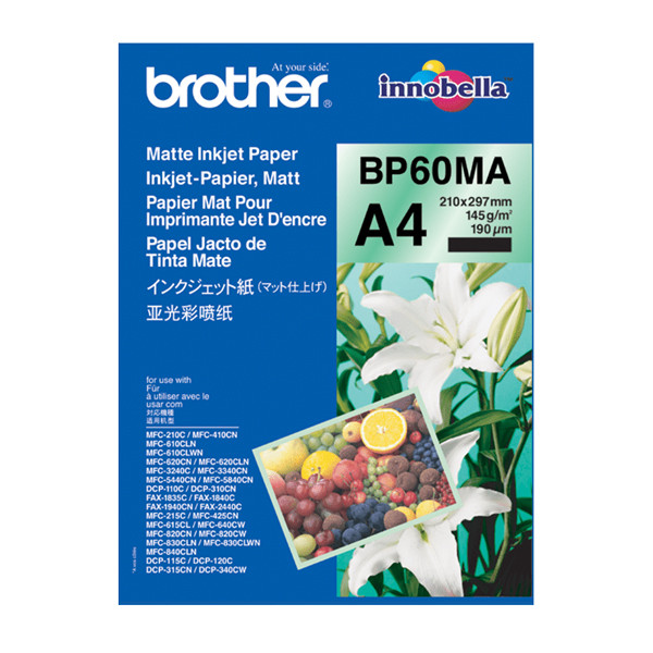 Brother BP60MA matte inkjet fotopapier A4 145 grams (25 vel) BP60MA 063526 - 1