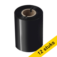Brother BRS-1D300-080 thermo-transferrol zwart  12x (origineel) BRS1D300080 350650