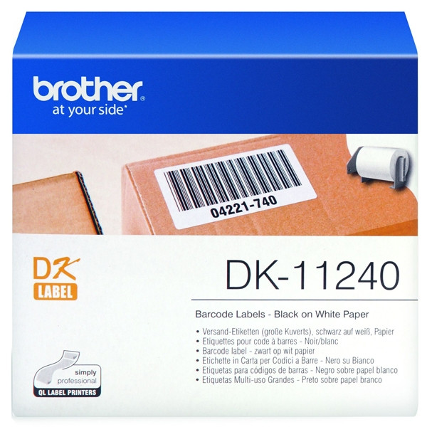 Brother DK-11240 barcode label wit (origineel) DK11240 080724 - 1