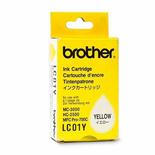 Brother LC-01Y inktcartridge geel (origineel) LC01Y 028430 - 1