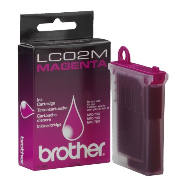 Brother LC-02M inktcartridge magenta (origineel) LC02M 028549 - 1