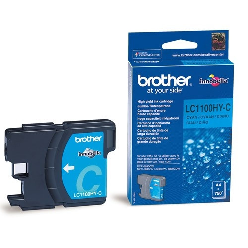 Brother LC-1100HYC inktcartridge cyaan hoge capaciteit (origineel) LC1100HYC 902587 - 1