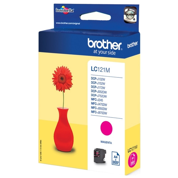 Brother LC-121M inktcartridge magenta (origineel) LC-121M 900738 - 1