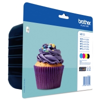 Brother LC-123VALBP multipack zwart + 3 kleuren (origineel) LC-123VALBP LC123VALBP LC123VALBPDR 029110