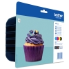 Brother LC-123VALBP multipack zwart + 3 kleuren (origineel) LC-123VALBP LC123VALBP LC123VALBPDR 029110