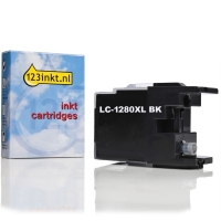 Brother LC-1280XLBK inktcartridge zwart hoge capaciteit (123inkt huismerk) LC1280XLBKC 029057